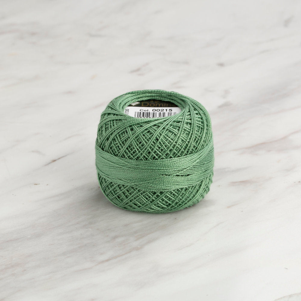 Domino Koton Perle 5gr Yeşil No:12 Nakış İpliği - 4590012-00215